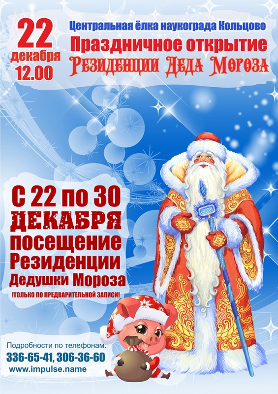 Дедушка Мороз приглашает в гости!