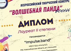 ВИА «Impulse.band» - лауреат всероссийского конкурса!